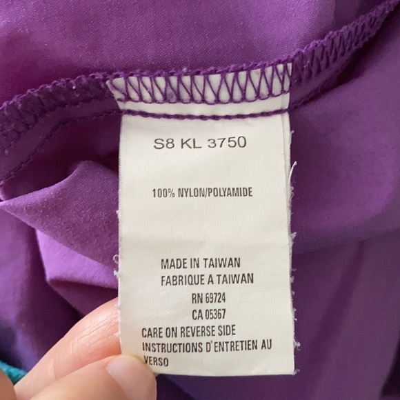 Vintage Columbia Purple Anorak Pullover Hooded Jacket Medium - Picture 11 of 14